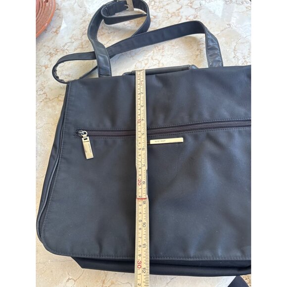 NINE West Black Business Tote Bag Laptop Case - Picture 4 of 16